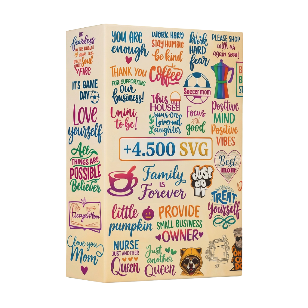 +4.500 Best-Selling SVG Bundle